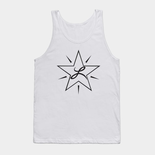 L Star Tank Top by tinastore